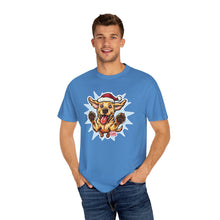 Load image into Gallery viewer, Christmas Yellow Labrador Retriever Dog T-shirt, Unisex Holiday Tee, Pet Lover Gift, Festive Animal Shirt, Funny Canine Apparel