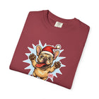 Festive French Bulldog T-shirt, Holiday Shirt, Unisex Tee, Dog Lover Gift, Christmas Apparel, Cute Pet T-shirt