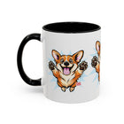 Corgi Coffee Mug - Cute Happy Corgi Accent Mug (11oz)