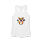 Cute Leaping Corgi Racerback Tank | Playful Happy Corgi Design