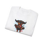 Playful Dachshund Pet Lover's Tee, Dog Lover T-Shirt, Funny Graphic Shirt, Casual Wear, Gift for Dog Parents, Soft Cotton Tee