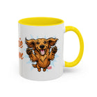 Doxie Mom Mug | Accent Coffee Mug 11oz, Dachshund Mom Ceramic