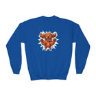 Happy Leaping Cocker Spaniel Sweatshirt | Youth Crewneck