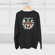 Load image into Gallery viewer, Playful Border Collie Puppy Unisex Sweatshirt, Pet Lover Gift, Cozy Apparel, Dog-Themed Fashion, Cute Dog Crewneck