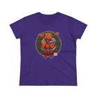 Festive Vizsla Dog Lover's Tee, Cute Animal T-Shirt, Holiday Gift, Casual Wear, Fun Christmas Design, Wreath Print Top