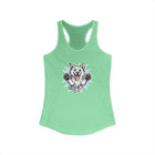 Women's Ideal Happy Husky Puppy Racerback Tank