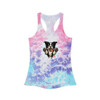 Tie Dye Border Collie Dog Lover Racerback Tank Top | Summer Top, Pet Owner Gift, Festival Wear, Cute Shirt, Beach Outfit