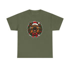 Christmas GSD Puppy Shirt, Holiday T-Shirt, Unisex Cotton Tee, Santa German Shepherd Dog Shirt
