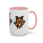 Playful Collie Puppy Accent Coffee Mug - Perfect Gift for Dog Lovers, Pet Owners, Animal Enthusiasts, Birthday, Holidays