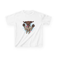 Load image into Gallery viewer, Playful German Shorthaired Pointer Dog Graphic Kids Tee