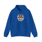 Playful Red and White Border Collie Animal Print Hoodie - Cozy Unisex Sweatshirt, Cute Gift for Pet Lovers