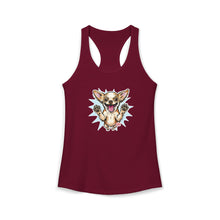 Load image into Gallery viewer, Chihuahua Racing Tank, Dog Lover Graphic Tee, Happy Pet Sleeveless Shirt, Excited Chiwawa Top, Dog Print Workout Singlet