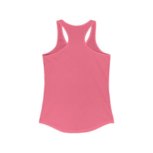 Load image into Gallery viewer, Women's Ideal Racerback Tank featuring the OMG You're Home Red and White Border Collie