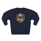 Festive Pug Sweatshirt, Unisex Crewneck, Holiday Gift, Dog Lover Apparel, Christmas Sweater, Cozy Winter Wear