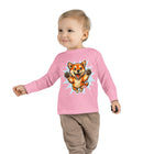 Shiba Inu Puppy Toddler Long Sleeve Tee | Cute Jumping Dog Kids Shirt