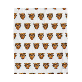 Leaping Longhaired Dachshund Velveteen Plush Blanket Doxie Welcome Home