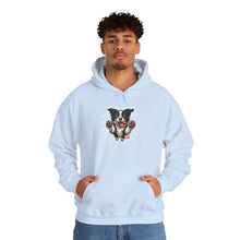 Load image into Gallery viewer, Cozy Border Collie Dog Lover's Hoodie, Unisex Heavy Blend Sweatshirt, Cute Pet Gift, Men's Hoodie