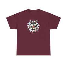 Load image into Gallery viewer, Cute Siberian Husky Dog Graphic Unisex Heavy Cotton Tee | Pet Lover Gift, Husky Apparel, Fun Casual Wear