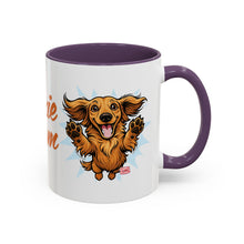 Load image into Gallery viewer, Doxie Mom Mug | Accent Coffee Mug 11oz, Dachshund Mom Ceramic