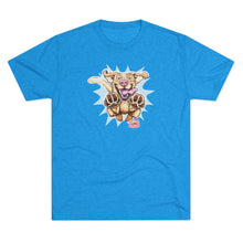Load image into Gallery viewer, Playful Yellow Labrador Retriever Dog Graphic Tee | Cute Yellow Lab Puppy Paw Print T‑Shirt