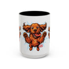 Playful Cocker Spaniel Dog Accent Coffee Mug - Perfect Gift for Dog Lovers, Fun Kitchen Decor, Pet-Themed Drinkware, Birthday, and Holidays
