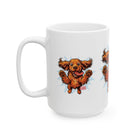 Playful Cocker Spaniel Dog Ceramic Mug - Perfect Gift for Pet Lovers, Dog Owners, Coffee Lovers, Cute Animal Lover, Fun Home Decor