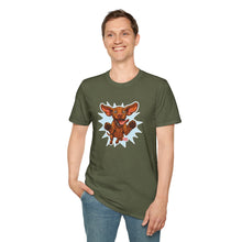 Load image into Gallery viewer, Vizsla Dad Shirt Men, Happy Vizsla Puppy T-Shirt, Excited Running Vizsla Mens Tee, Welcome Home Dog Shirt, Vizsla Lover Gift for Him