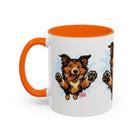 Playful Collie Puppy Accent Coffee Mug - Perfect Gift for Dog Lovers, Pet Owners, Animal Enthusiasts, Birthday, Holidays