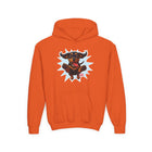 Youth Hoodie with Playful Dachshund Dog Design, Cozy Sweatshirt for Animal Lovers, Fun Pet Apparel, Gift for Kids, Perfect for Casual Wear