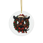 Festive Dog Ornaments, Cute Dachshund Holiday Decor, Christmas Tree Hanging, Gift for Dog Lovers, Pet Family Decor