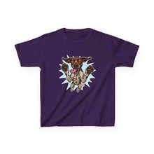 Load image into Gallery viewer, Playful German Shorthaired Pointer Dog Graphic Kids Tee