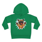 Adorable Toddler Fleece Hoodie with Playful Pug Design, Kids Pullover, Cute Dog Sweater, Pet Lover Gift, Cozy Toddler Apparel