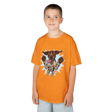 Load image into Gallery viewer, Playful German Shorthaired Pointer Dog Graphic Kids Tee