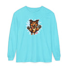 Happy Collie Dog Design Long Sleeve T-Shirt for Dog Lovers