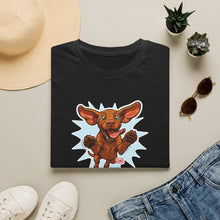 Load image into Gallery viewer, Happy Vizsla Puppy T-Shirt | Cute Running Vizsla Dog Tee