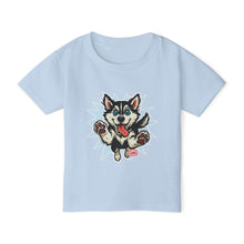 Load image into Gallery viewer, Playful Husky Toddler T-Shirt | Cute Dog Tee for Kids | Fun Gift Idea | Pet Lover's Apparel | Birthday Gift | Everyday Wear