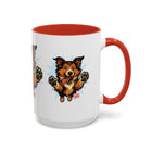 Playful Collie Puppy Accent Coffee Mug - Perfect Gift for Dog Lovers, Pet Owners, Animal Enthusiasts, Birthday, Holidays