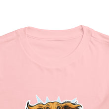 Load image into Gallery viewer, Toddler Tee - Joyful Jumping Dachshund Puppy Graphic