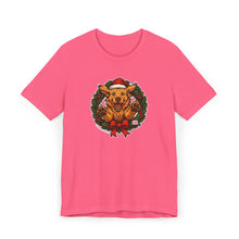Load image into Gallery viewer, Festive Golden Retriever Dog Lover T-Shirt | Holiday Gift, Unisex Christmas Tee, Animal Lover Apparel, Cute Pet Shirt, Funny Dog Shirt