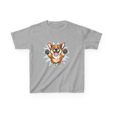 Load image into Gallery viewer, Happy Jumping Corgi Kids T-Shirt