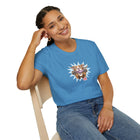 OMG Red Nose Pitbull Unisex Softstyle Shirt - A Happy and Excited Pit Bull on a High Quality Shirt for Dog Lovers