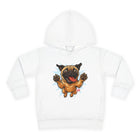 Adorable Toddler Fleece Hoodie with Playful Pug Design, Kids Pullover, Cute Dog Sweater, Pet Lover Gift, Cozy Toddler Apparel