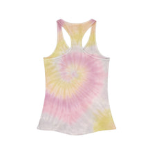 Load image into Gallery viewer, Tie Dye Border Collie Dog Lover Racerback Tank Top | Summer Top, Pet Owner Gift, Festival Wear, Cute Shirt, Beach Outfit
