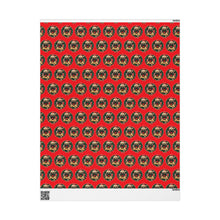 Load image into Gallery viewer, Festive Christmas Pug Wrapping Paper