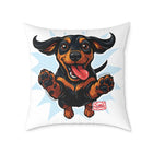 Playful Happy Dachshund Pillow , Multiple size options, Dachshund Lover Gift