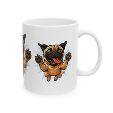 Load image into Gallery viewer, Pug Lover's Ceramic Mug - Fun Dog Mug for Pet Lovers, Coffee Cup, Gifts for Dog Owners, Funny Pet Mug, Cute Pug Design