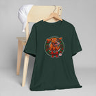 Festive Vizsla Dog Wreath T-Shirt | Unisex Jersey Tee, Holiday Apparel, Dog Lover Gifts, Christmas Shirt, Pet-Themed Fashion