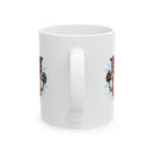 Cheerful Red Border Collie Dog Mug, Pet Lover Gift, Cute Coffee Cup, Animal Enthusiast, Fun Home Decor, Dog-themed Drinkware