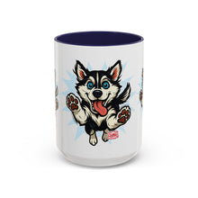 Load image into Gallery viewer, Playful Siberian Husky Dog Coffee Mug, Cute Pet Lover Gift, Fun Drinkware, Husky-Themed Present, Mother's Day Gift