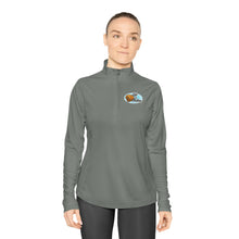 Load image into Gallery viewer, Ladies Quarter-Zip Pullover - Perfect for Casual Days, Life is Golden Design, Great for Gifts, Outdoor Activities, and Everyday Wear